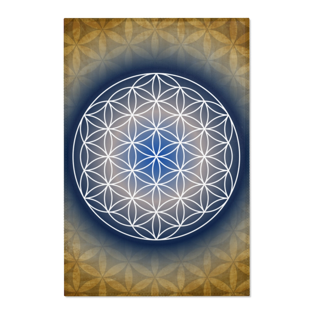 Flower of Life Area Rug For Office