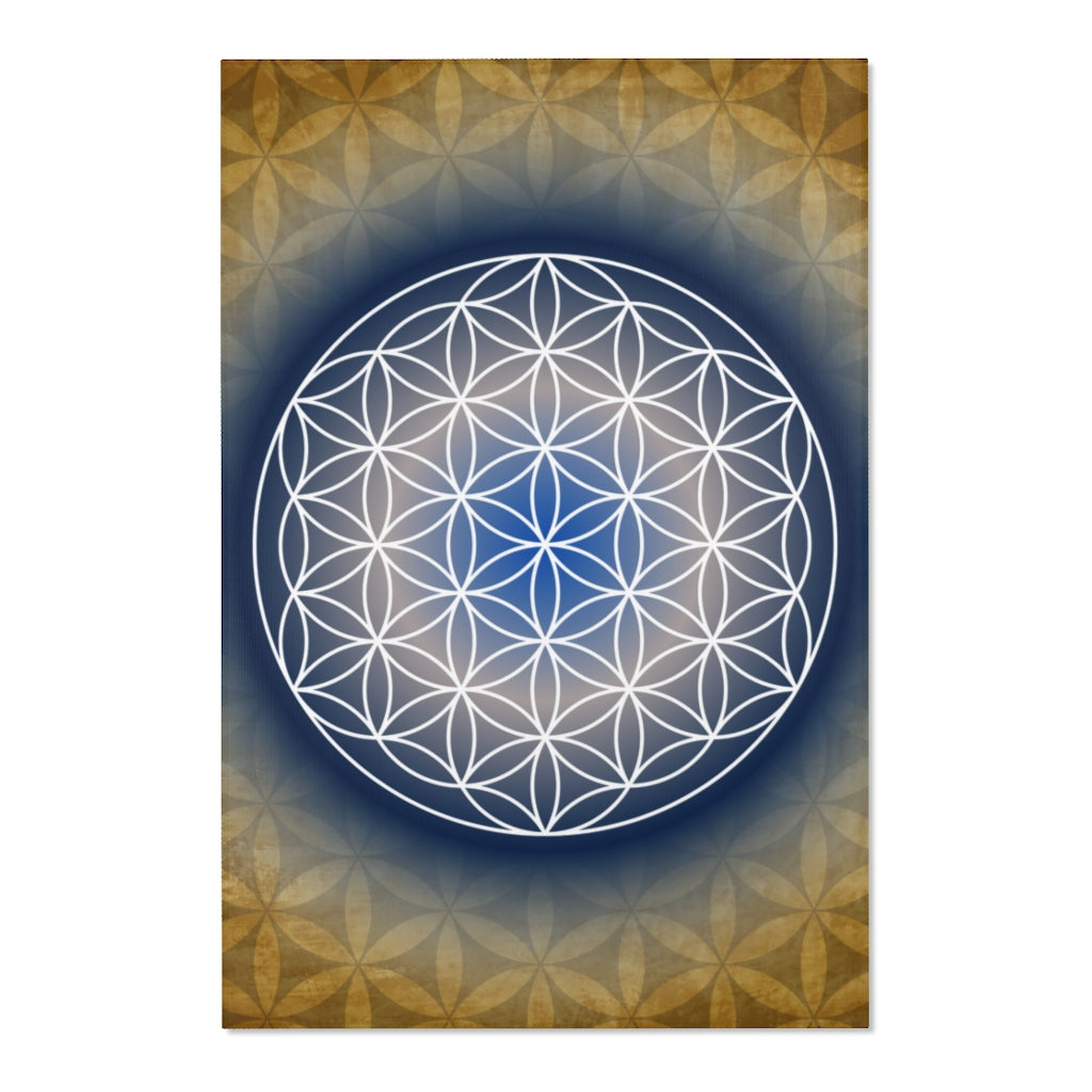 Flower of Life Area Rug For Office