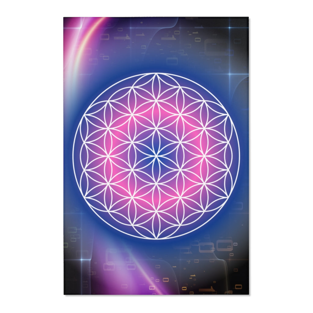 Flower of Life Area Rug For Office