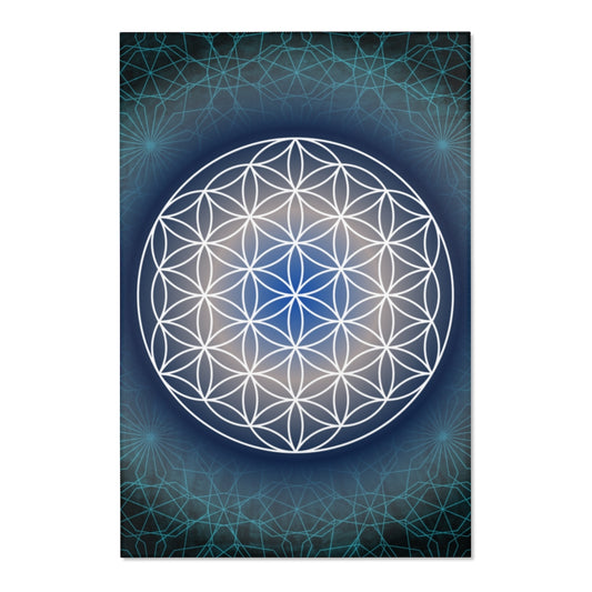 Flower of Life Area Rugs For Office