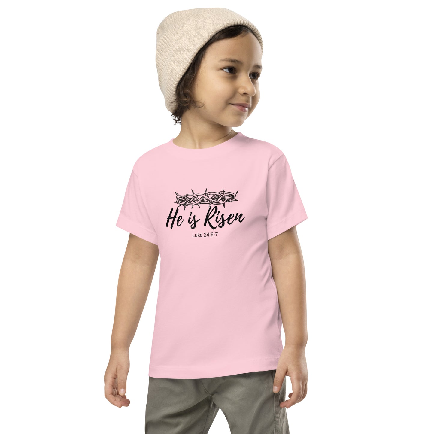 He is Risen _ Toddler Short Sleeve Tee