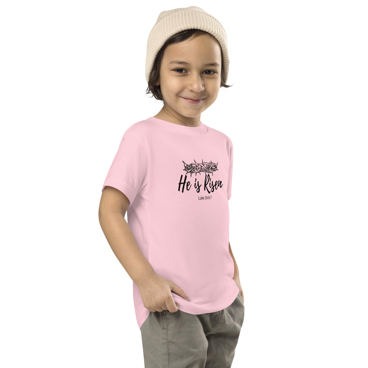 He is Risen _ Toddler Short Sleeve Tee