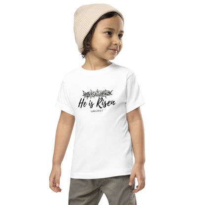 He is Risen _ Toddler Short Sleeve Tee