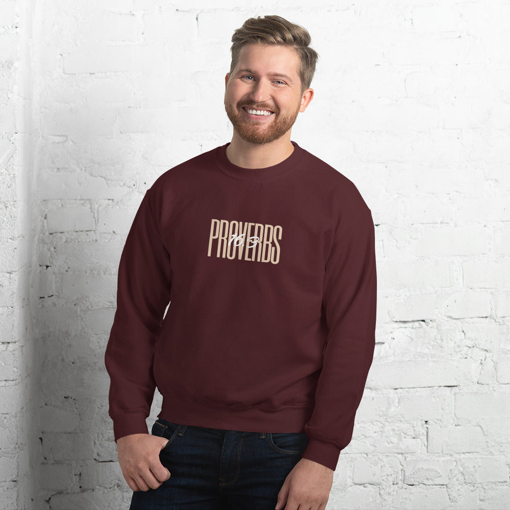 Proverbs 16:3 Commit your work to the Lord and your Plans will be established. Unisex Sweatshirt