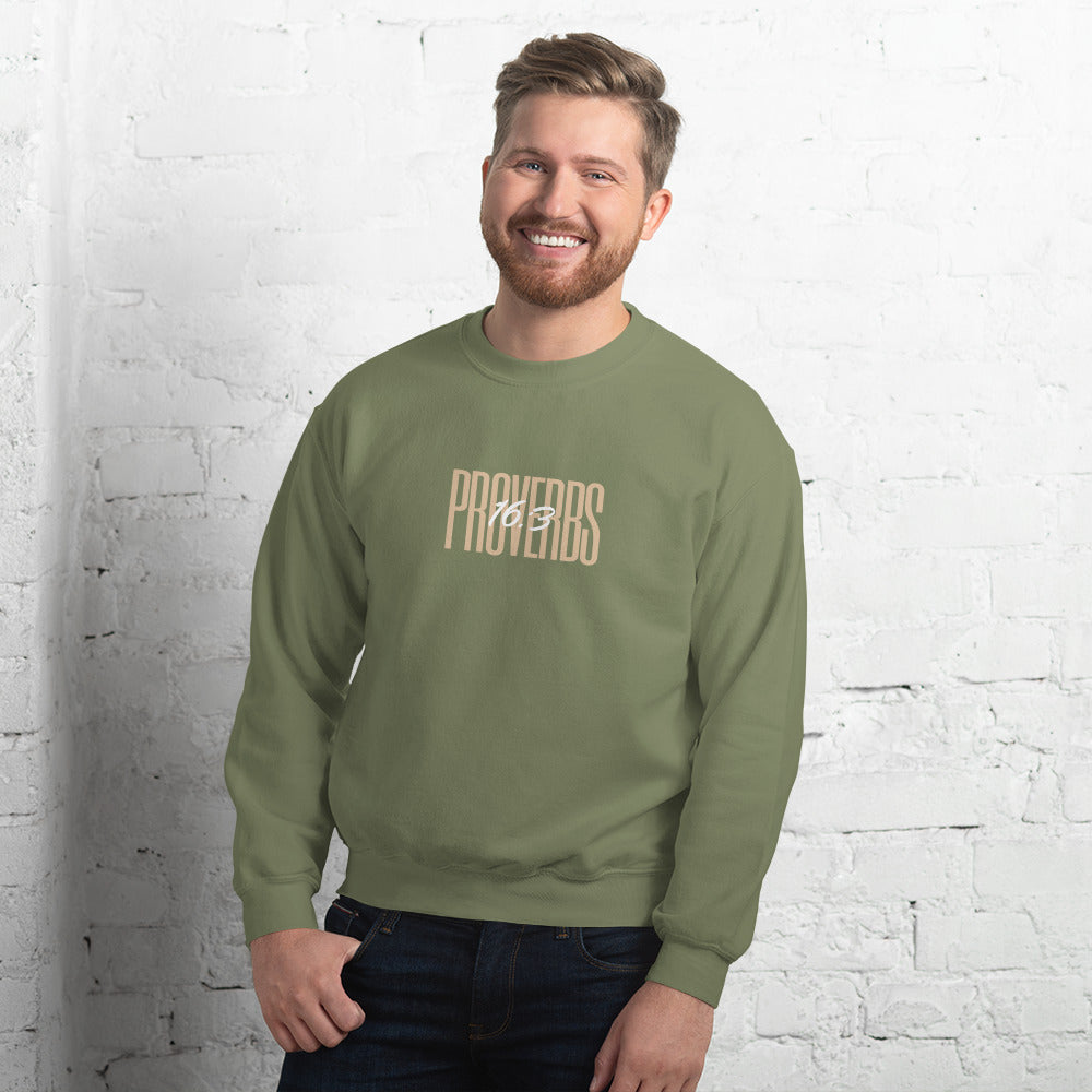 Proverbs 16:3 Commit your work to the Lord and your Plans will be established. Unisex Sweatshirt